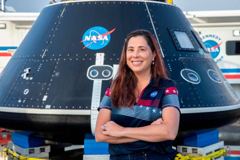La colombiana tiene 48 años y liderará el regreso de los astronautas que visiten la Luna en 2024. FOTO: NASA