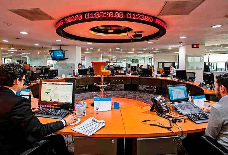 El Colcap terminó la jornada con una caída de 3,84%. FOTO: COLPRENSA.