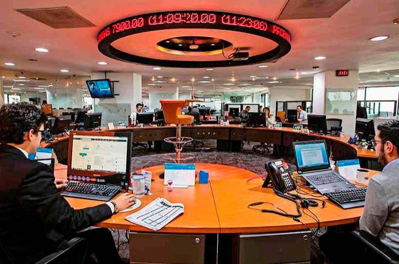El Colcap terminó la jornada con una caída de 3,84%. FOTO: COLPRENSA.
