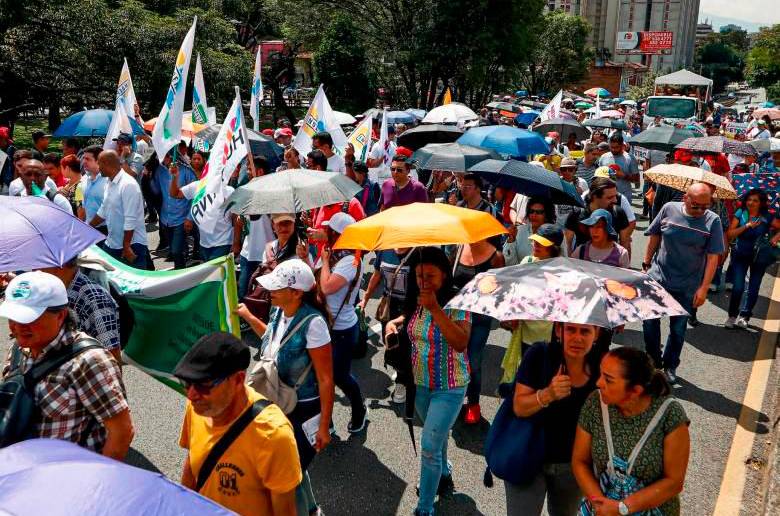 En Medellín las manifestaciones empezarán a las 10:00 a.m. en el barrio La Candelaria. FOTO: MANUEL SALDARRIAGA