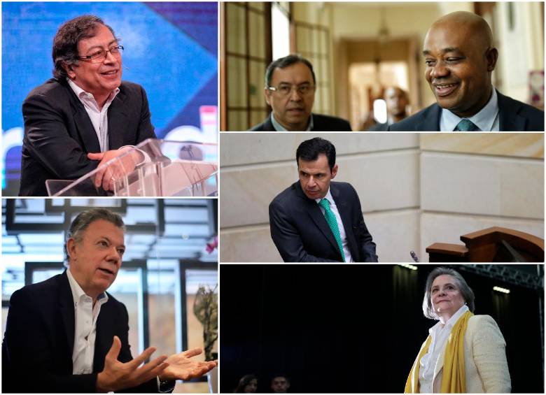 Varios exfuncionarios del gobierno de Juan Manuel Santos en segunda vuelta se irán con Gustavo Petro. FOTO Colprensa