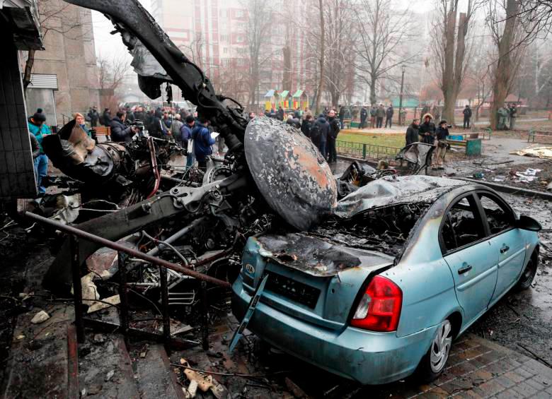 En las últimas horas se han presentado ataques con drónes por parte de las tropas rusas en Ucrania. FOTO: EFE