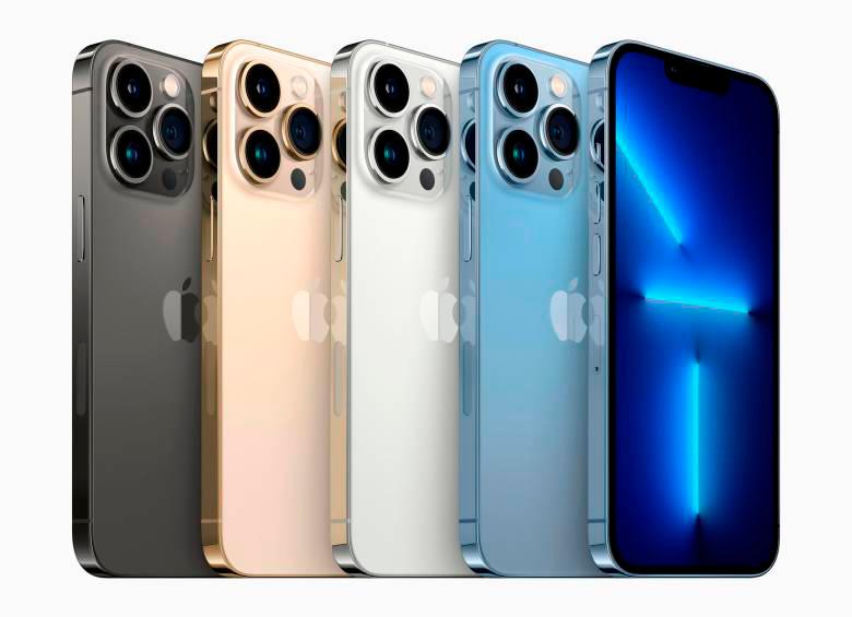 Este es el iPhone 13 Pro, el cual fue lanzado el año pasado. FOTO Apple