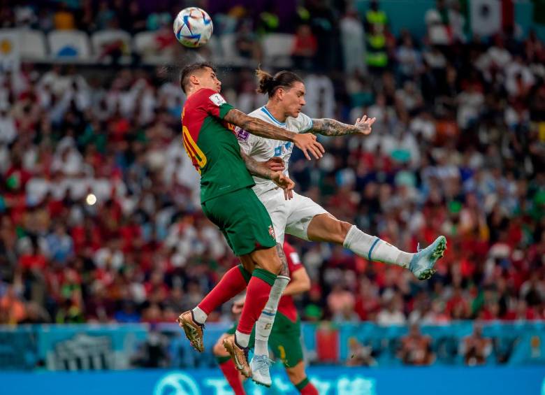 Partido bastante luchado entre Portugal y Uruguay. FOTO: JUAN ANTONIO SÁNCHEZ