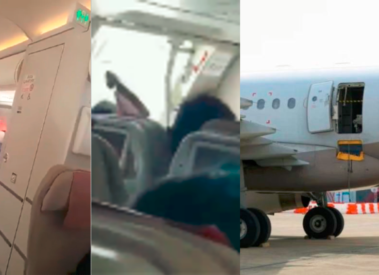 Habló el hombre que abrió la puerta de emergencia de un avión en pleno vuelo