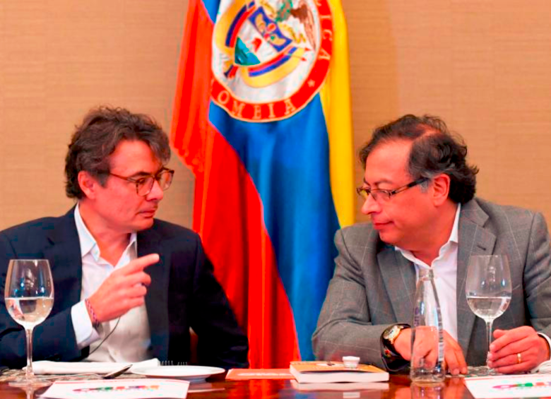 El presidente Gustavo Petro anunció en medio de una alocución la salida del ministro de Educación, Alejandro Gaviria. FOTO: Getty