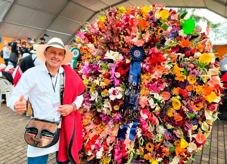 Henry de Jesús Londoño Patiño, de la vereda Barro Blanco, es el ganador de la categoría Monumental. FOTO: Alcaldía de Medellín