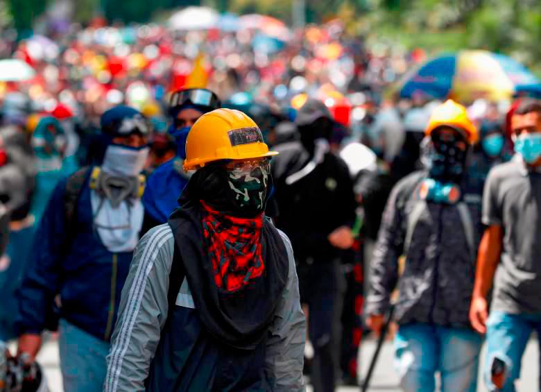 7 miembros de la primera línea serán liberados como voceros de paz FOTO: Colprensa