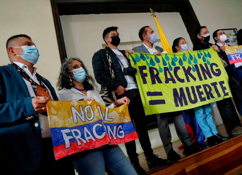 En el legislativo cursa una nueva iniciativa para prohibir el fracking en Colombia. FOTO COLPRENSA 