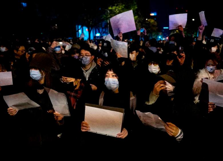 La semana pasada en ciudades como Urumqi, Pekín, Chengdu, Shanghái, Nanjing, Zhengzhou. FOTO: GETTY