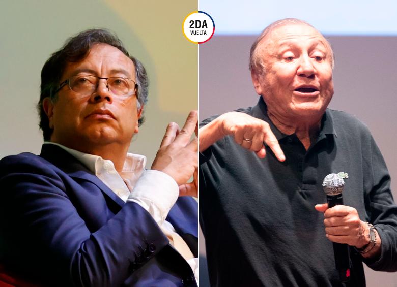 Gustavo Petro, del Pacto Histórico, y Rodolfo Hernández, de la Liga de Gobernantes Anticorrupción, se disputarán la segunda vuelta el próximo 19 de junio. FOTO: EL COLOMBAI 