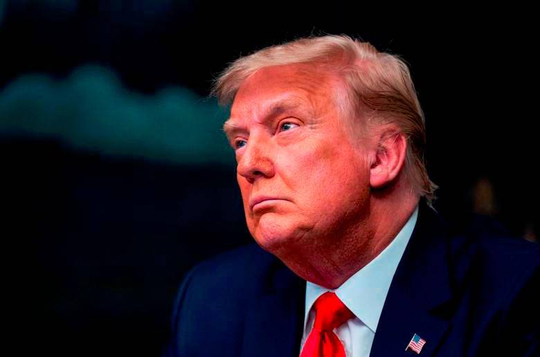 Trump asegura que será arrestado este martes por el caso de sobornos a una actriz porno. FOTO: Archivo El Colombiano / EFE