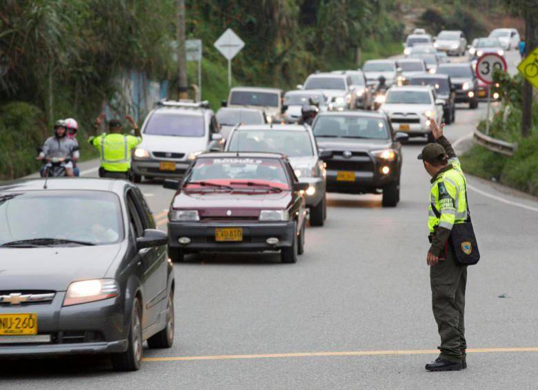 Autoridades recomiendan acatar recomendaciones en las vías. FOTO: Cortesía 