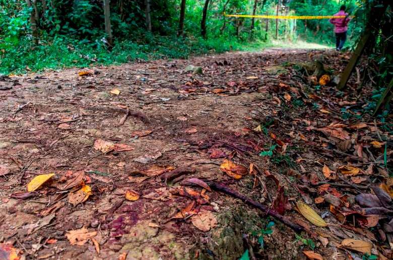 Autoridades investigan el asesinato de una mujer de 75 años en zona rural de Dolores, Tolima. AFoto: Juan Antonio Sánchez. 