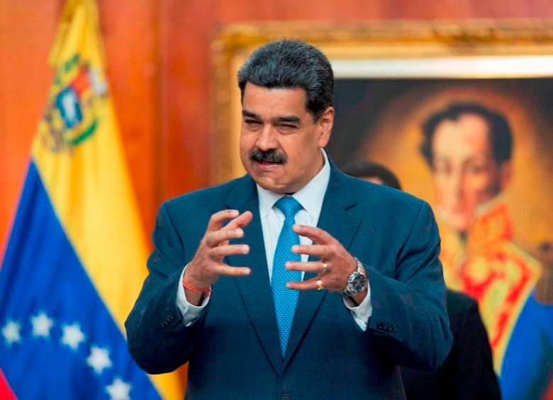 Maduro no recibió muy bien las razones por las que EE. UU. dice no quitarles las sanciones, los acusó de “extremistas, “lacayos” y “peleles”. FOTO: EFE 