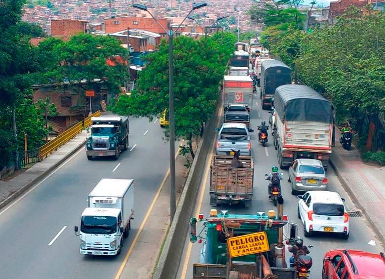 La movilidad este jueves está fluida en los principales corredores viales. FOTO: EL COLOMBIANO