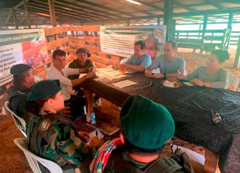 Las disidencias del Estado mayor Central de las Farc-EP firmaron un protocolo con el Gobierno de Gustavo Petro para negociar la paz. FOTO: Cortesía / Imagen de archivo