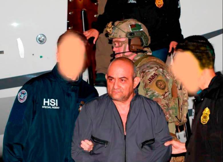 El exjefe del Clan del Golfo llegó extraditado a Estados Unidos en mayo de 2022. Posteriormente, aceptó negociar un acuerdo de culpabilidad con la justicia de Estados Unidos. FOTO: CORTESÍA