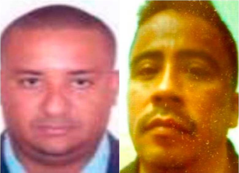 Alias Chiquito Malo y alias Gonzalito, cabecillas del Clan del Golfo. FOTOS: CORTESÍA
