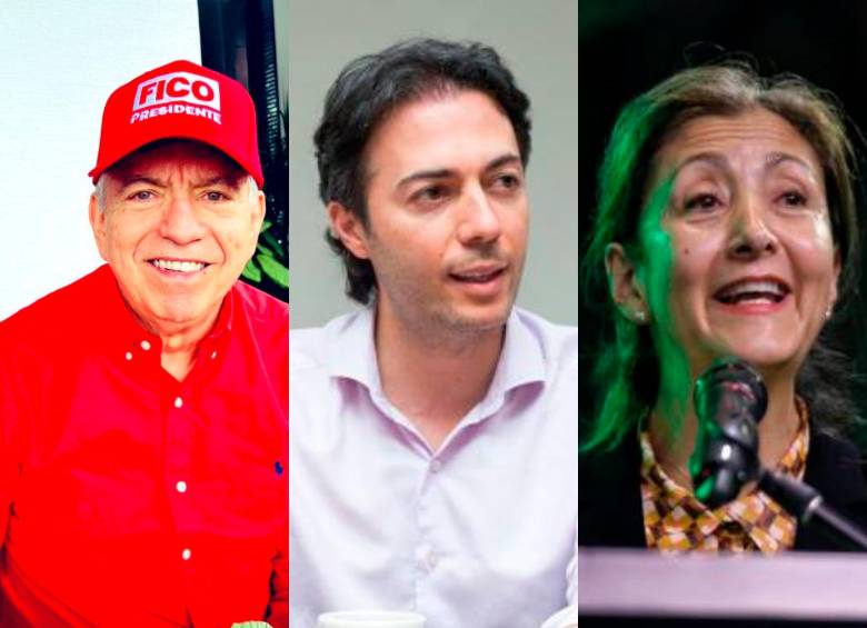 El expresidente César Gaviria y el alcalde suspendido Daniel Quintero fueron de los perdedores de la jornada del 29 de mayo, frente a Íngrid Betancourt quien sorpresivamente les ganó a sus excompañeros de la Centro Esperanza ahora que está con Rodolfo Hernández. FOTOS CORTESÍA Y COLPRENSA
