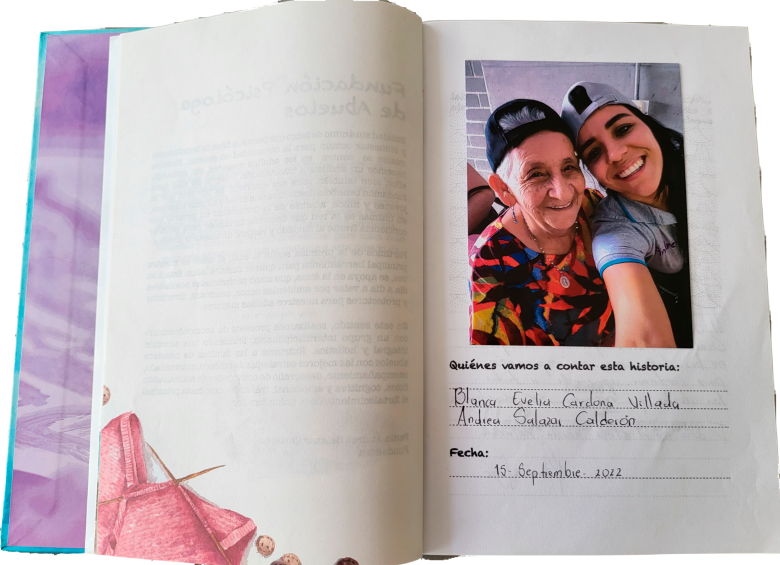 Esta es una de las páginas del libro interactivo.