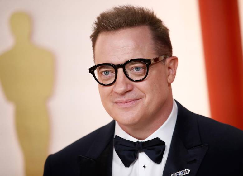 Era uno de los premios más esperado de la noche y se lo llevó Brendan Fraser. FOTO EFE