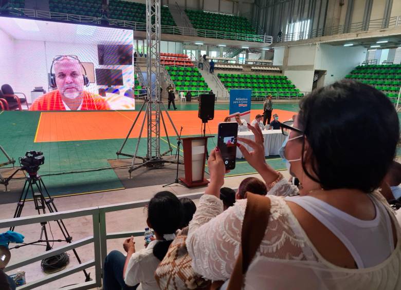 Mancuso manifestó de nuevo su voluntad para contribuir a la “paz total” de Gustavo Petro. FOTO: UNIDAD DE VÍCTIMAS