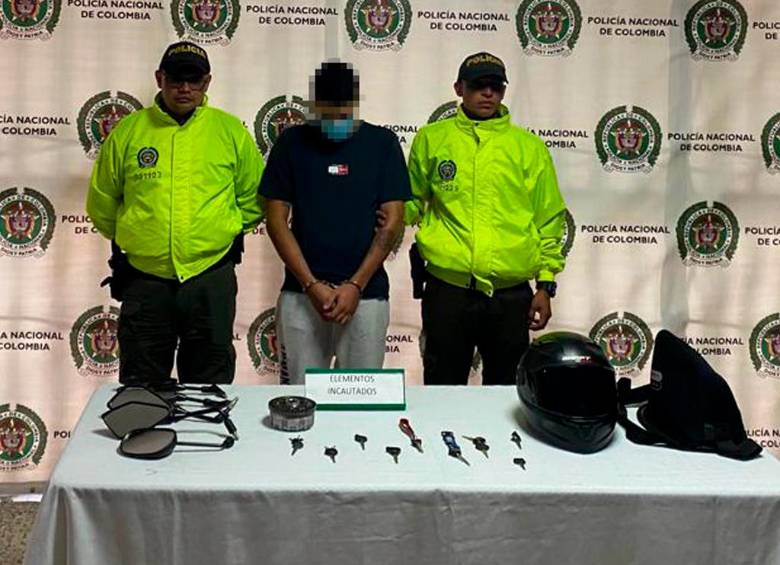 El presunto responsable de este homicidio fue capturado en la comuna Santa Cruz. FOTO Cortesía Meval