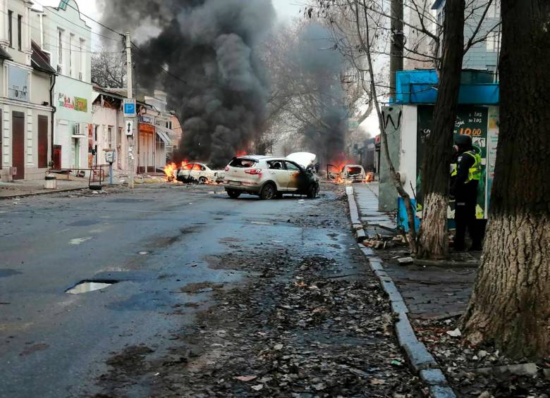 Por lo menos siete personas fallecieron en los ataques. FOTO EFE