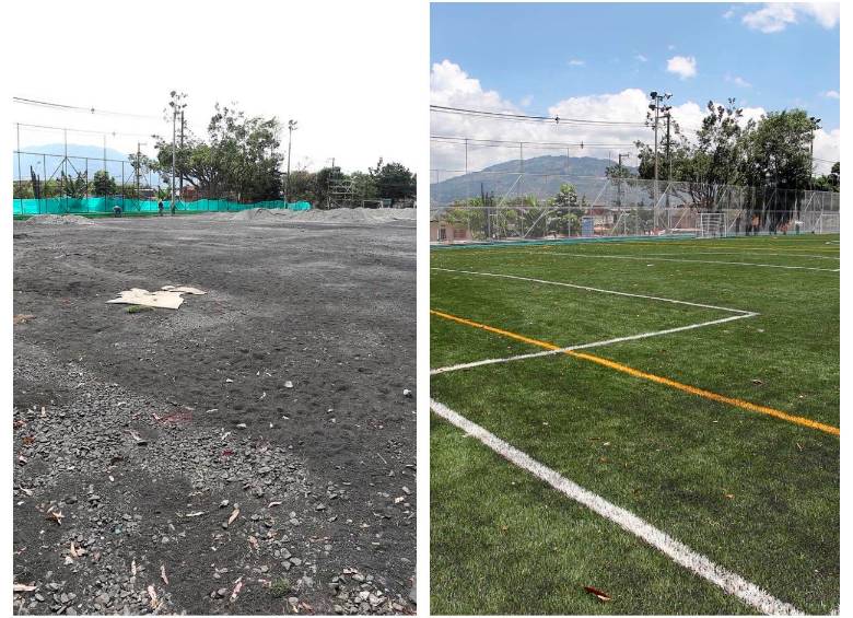 Este fue el comparativo que hizo Daniel Quintero en redes sociales. FOTOS: CORTESÍA