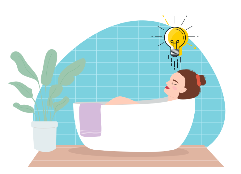Que las mejores ideas lleguen al caminar (o al bañarse) tiene una explicación