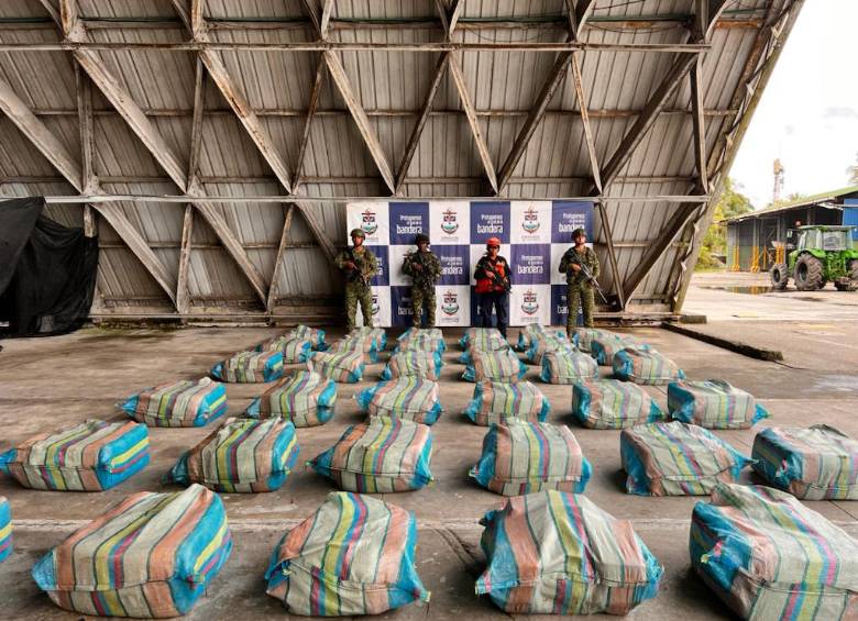 Incautación de droga por la Armada. - Foto de referencia: Cortesía Armada