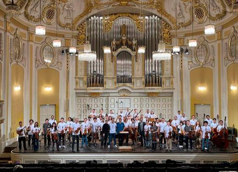 Los músicos de la Orquesta Iberacademy en su concierto el pasado 4 de febrero. FOTO Cortesía Iberacademy