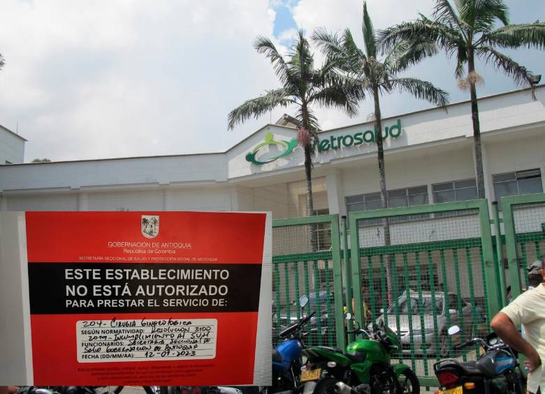 Los cierres en la Unidad Hospitalaria de Manrique ocurrieron este jueves. FOTOS EL COLOMBIANO y Cortesía