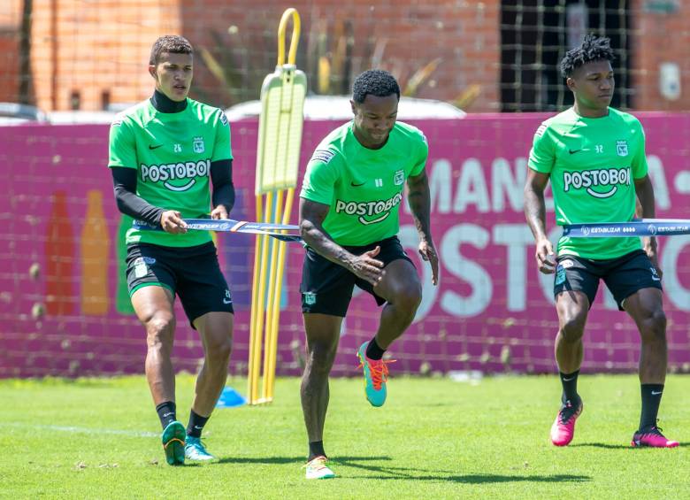 Nelson Deossa, Dorlan Pabón y Édier Ocampo. FOTO Juan A. Sánchez
