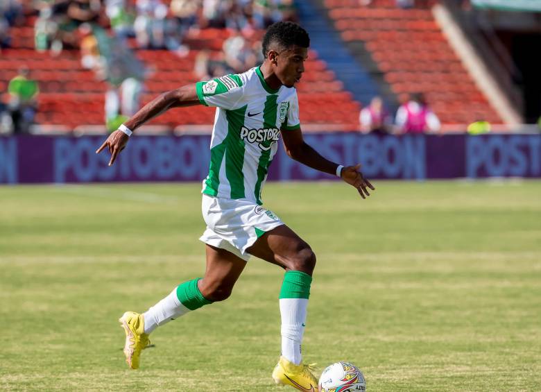 Jhon Élmer Solís, otra de las gratas revelaciones que muestra Atlético Nacional bajo la batuta del técnico Paulo Autuori. FOTO Juan Antonio sánchez 