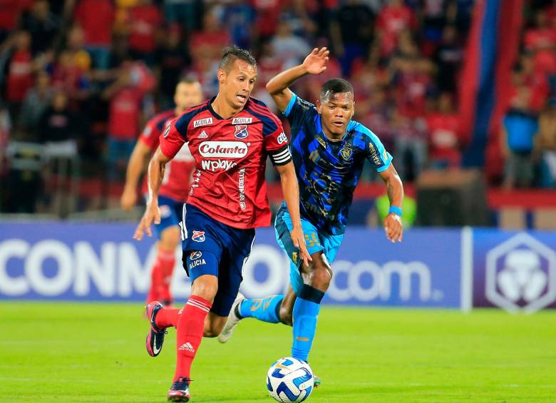 Andrés Ricaurte, capitán del Medellín. Los rojos preparan el viaje a Chile para otro desafío en la Copa Libertadores. FOTO Esneider Gutiérrez