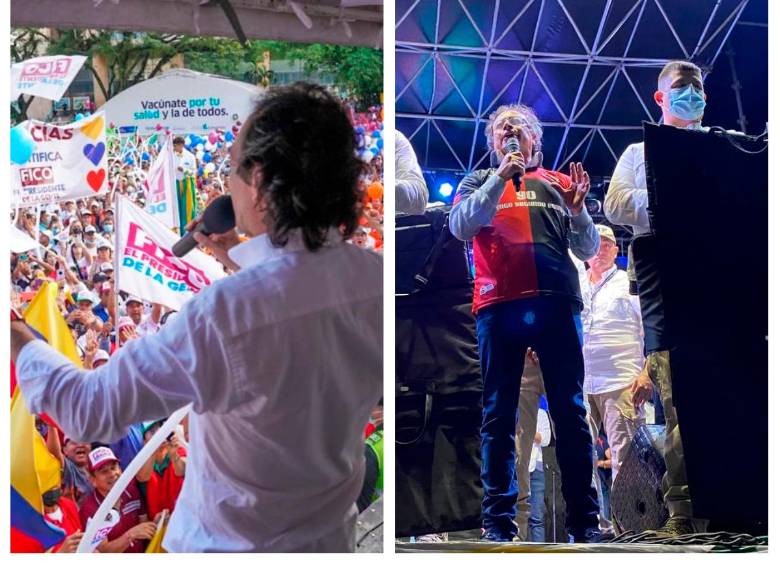 Federico Gutiérrez, de Equipo por Colombia, convocó a unas 10.000 personas en Villavicencio. Y Gustavo Petro, del Pacto Histórico, apareció en Cúcuta con chaleco antibalas.