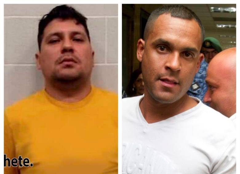 A la izquierda, alias “Machete”. En la derecha, alias “Maicol”. Fotos: Cortesía
