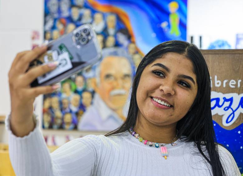 El contenido de Yajaira Morelo Londoño es viral en las redes sociales. FOTO Manuel Saldarriaga 
