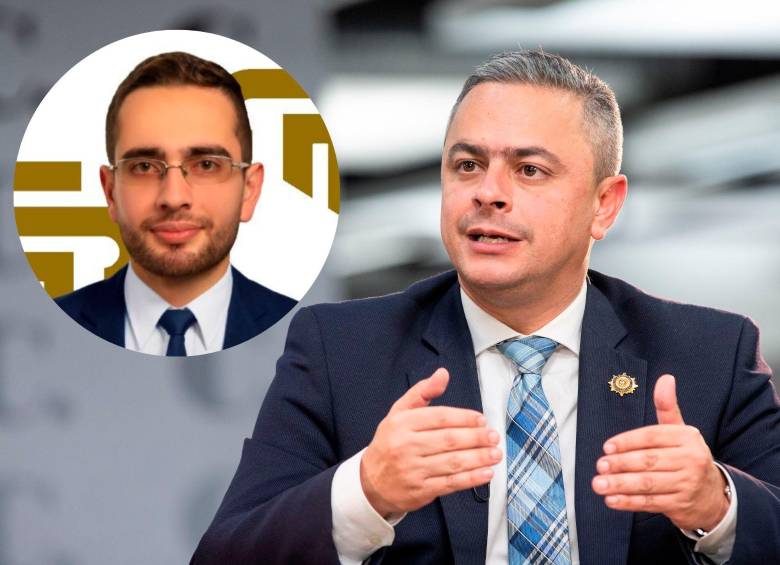 El abogado Ricardo Andrés Rodríguez Novoa (izquierda) es el demandante del proceso en el que se cayó la designación de Juan Camilo Restrepo como alcalde encargado de Medellín. FOTO: EL COLOMBIANO Y CORTESÍA