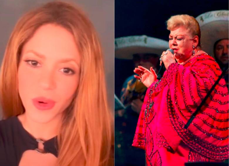 Paquita la del barrio es Team Shakira Foto: Tomadas de redes sociales. 
