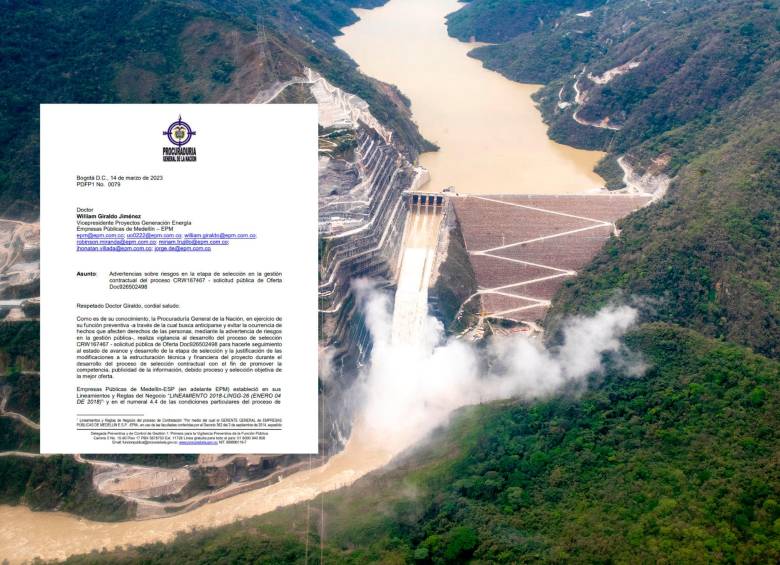 Declarado desierto el proceso, EPM adelantará una nueva solicitud pública de ofertas para conseguir el constructor que termine las etapas 5 a la 8 de Hidroituango. FOTO: EL COLOMBIANO