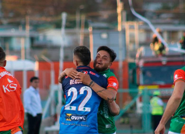 Este fue el primer gol de Leandro Requena como profesional. FOTO CORTESÍA 