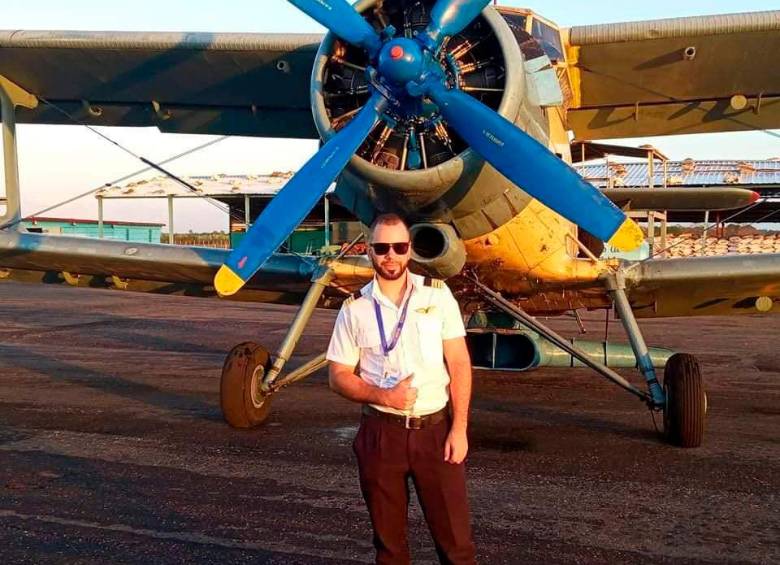Esta fue la avioneta de origen cubano que logró aterrizar en Florida, Estados Unidos. Fotografía tomada de redes sociales. 