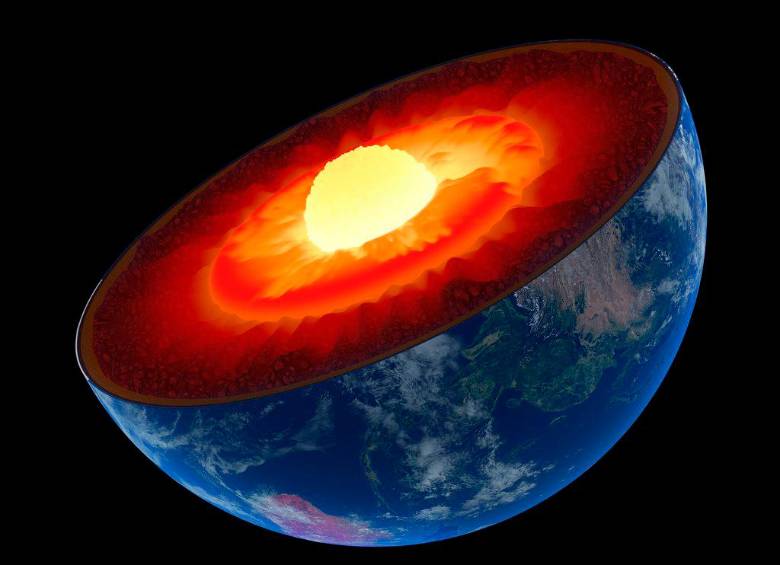 La Tierra está compuesta por tres capas principales: la corteza, el manto y el núcleo. FOTO: NASA 
