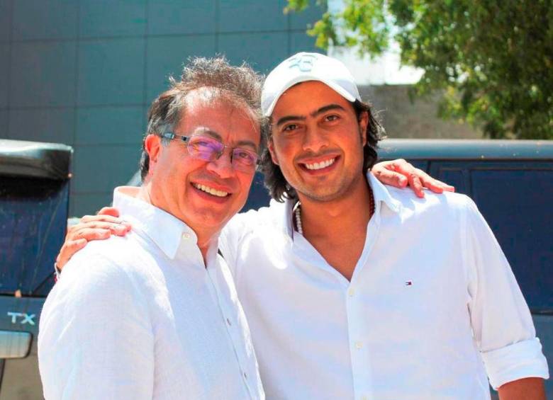 El presidente de la República, Gustavo Petro, cuando estalló el escándalo, le pidió a la Fiscalía investigar a su hijo mayor, Nicolás Petro. FOTO cortesía