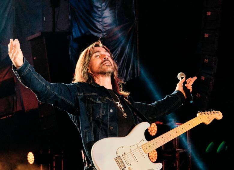Juanes en su primer concierto en Medellín. FOTO Cortesía Mario Alzate