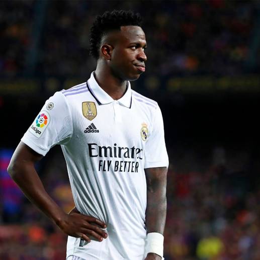 Vinicius ha sido blanco de insultos desde hace varios meses en España, pese a los esfuerzos de las autoridades por combatir el racismo. <span class="mln_uppercase_mln">FOTO</span> <b><span class="mln_uppercase_mln">getty</span></b>