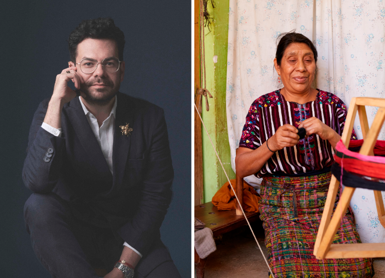 Juan Pablo Socarrás trabajó con artesanas colombianas, guatemaltecas y mexicanas. FOTOS Cortesía 